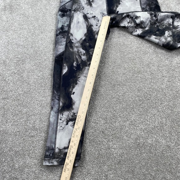 CALLIA By Carrie Underwood Gray & Black Marble Print High Rise Leggings - S - Picture 5 of 9